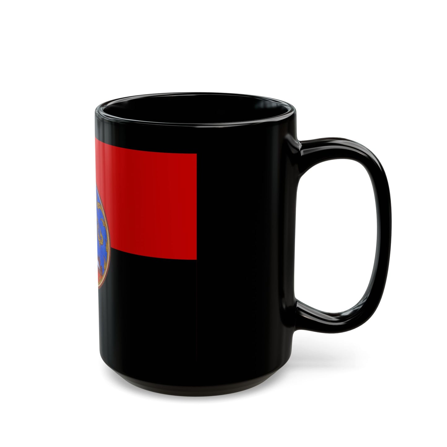 Flag of Nakhon Phanom Province Thailand - Black Coffee Mug-Go Mug Yourself