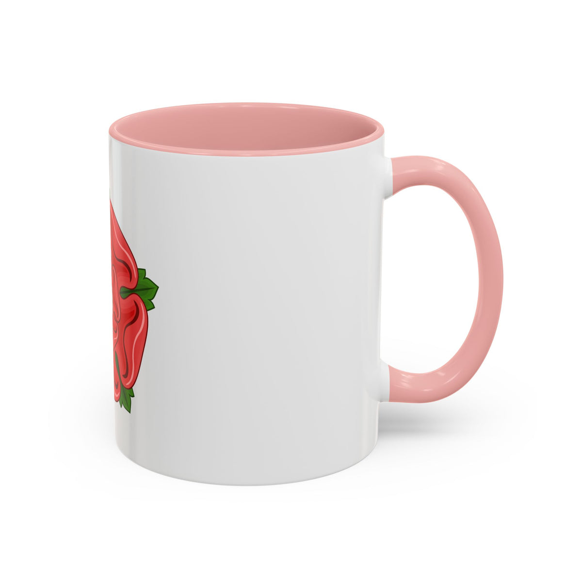 Red Rose Badge of Lancaster - Accent Coffee Mug