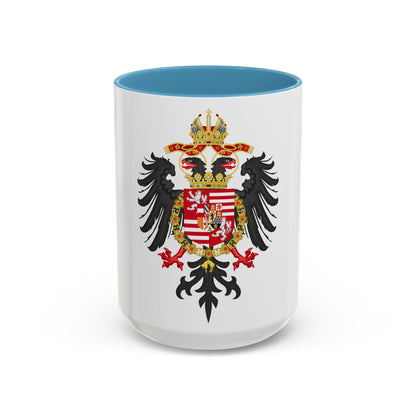 Greater Coat of Arms of Ferdinand I, Holy Roman Emperor - Accent Coffee Mug