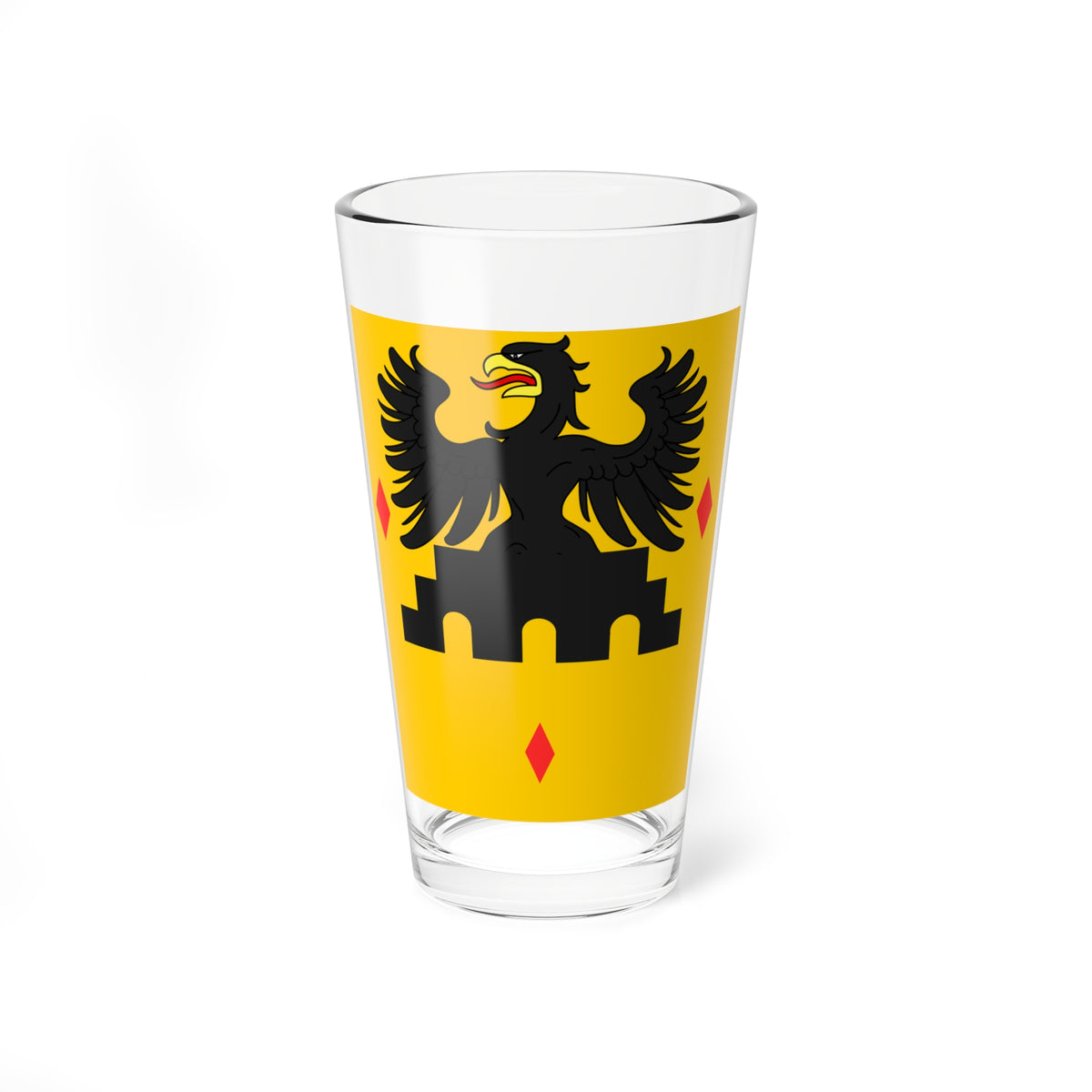 Meuble drapeaux Famille Masson dEcublens (Switzerland) Pint Glass 16oz