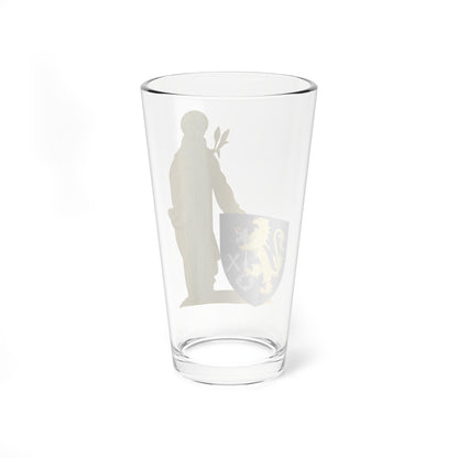 Incourt wapen (Belgium) (Coat of Arms) Pint Glass 16oz
