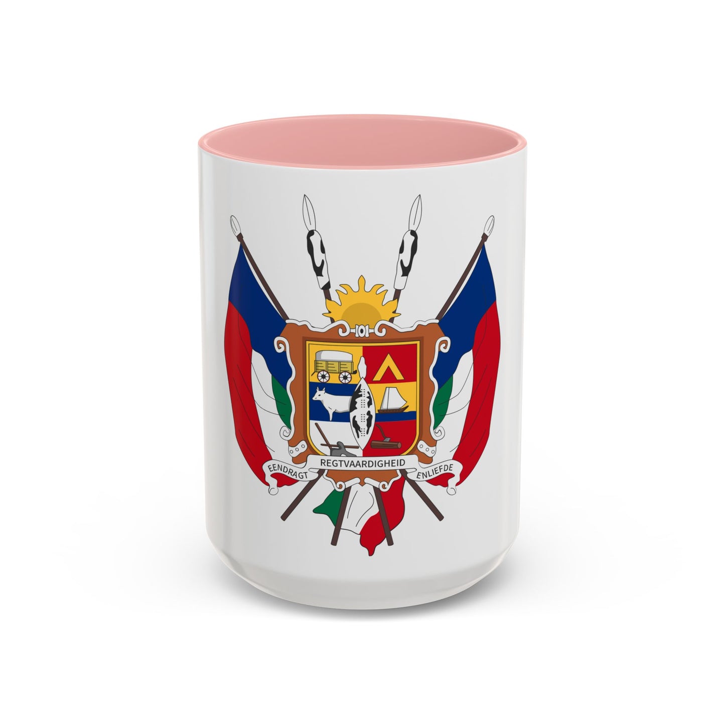 Coat of arms of the Nieuwe Republiek - Accent Coffee Mug