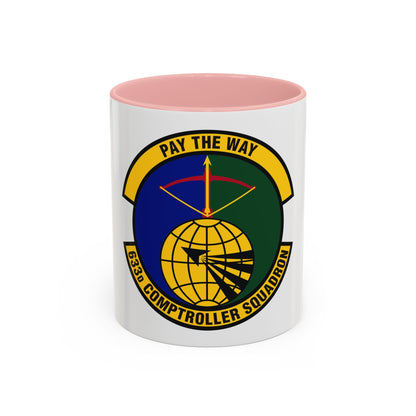633d Comptroller Squadron (U.S. Air Force) Accent Coffee Mug