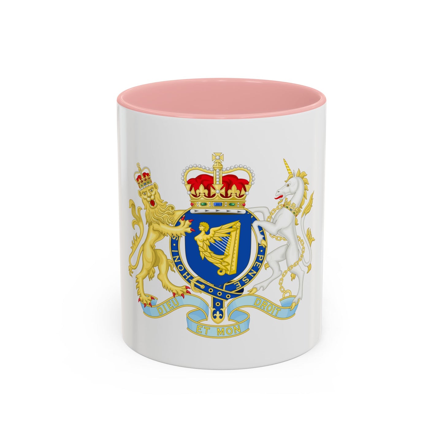 Coat of Arms of The Kingdom Ireland - Accent Coffee Mug