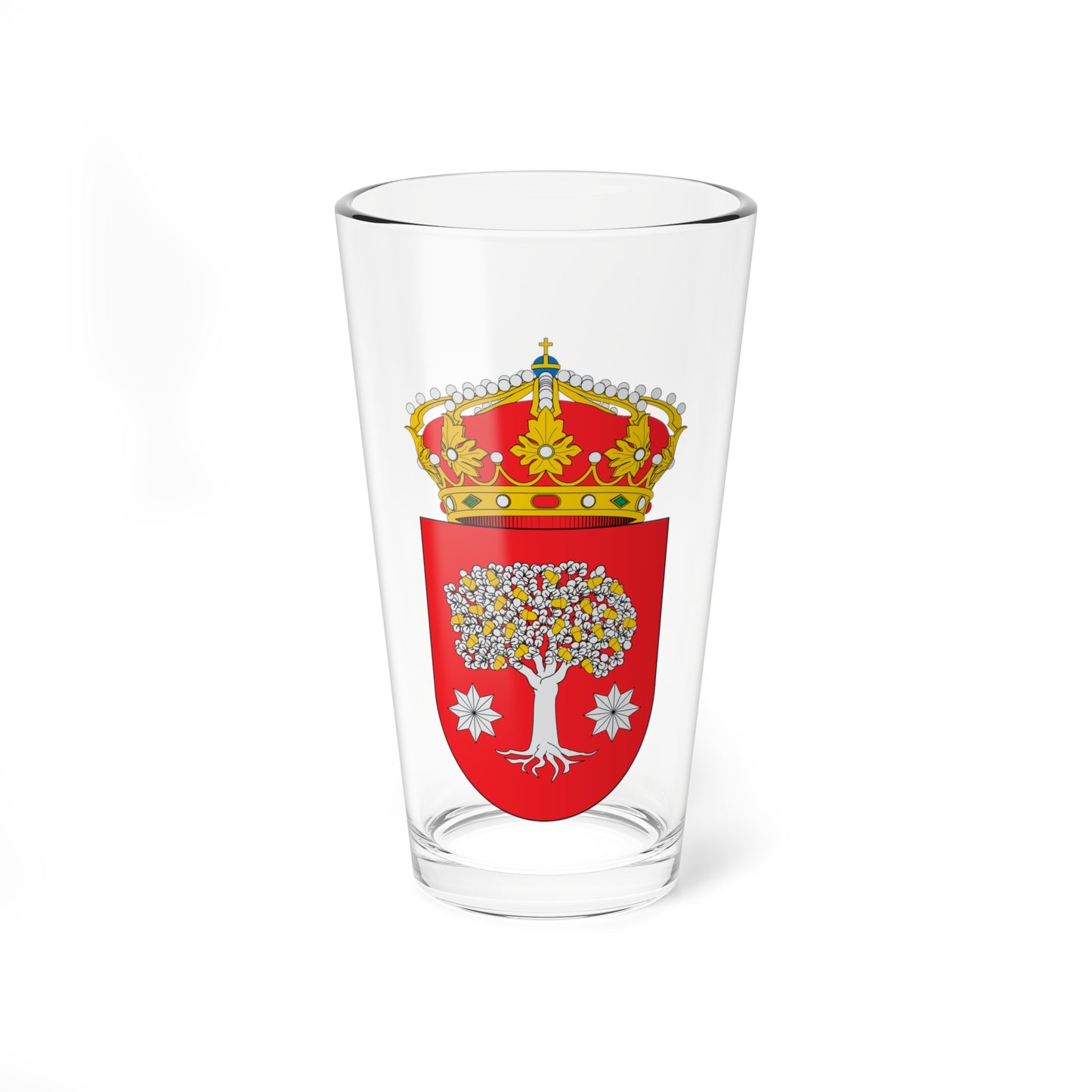 Escudo de Alburquerque (Spain) (Coat of Arms) Pint Glass 16oz