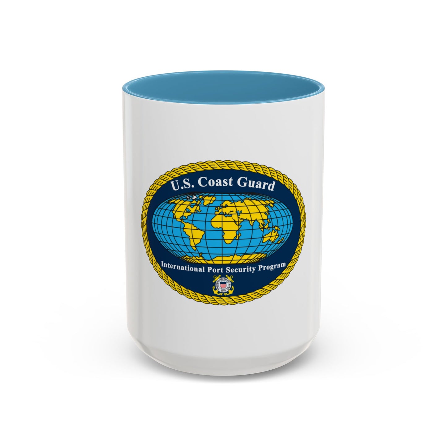 International Port Security Program USCG (U.S. Coast Guard) Accent Coffee Mug