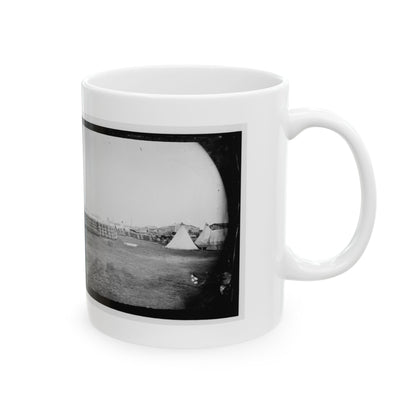 Aquia Creek Landing, Virginia. View From Commissary Department (U.S. Civil War) White Coffee Mug