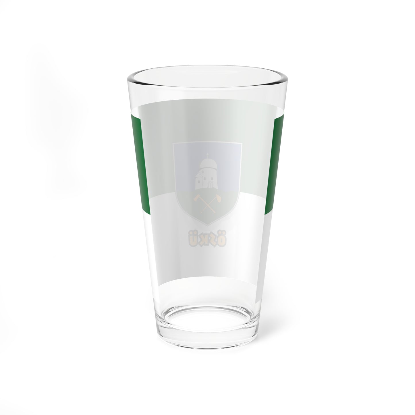 Flag of Osku (Hungary) Pint Glass 16oz