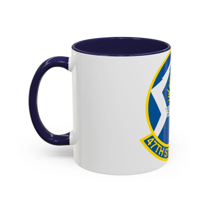 47th Student Sq (U.S. Air Force) Accent Coffee Mug