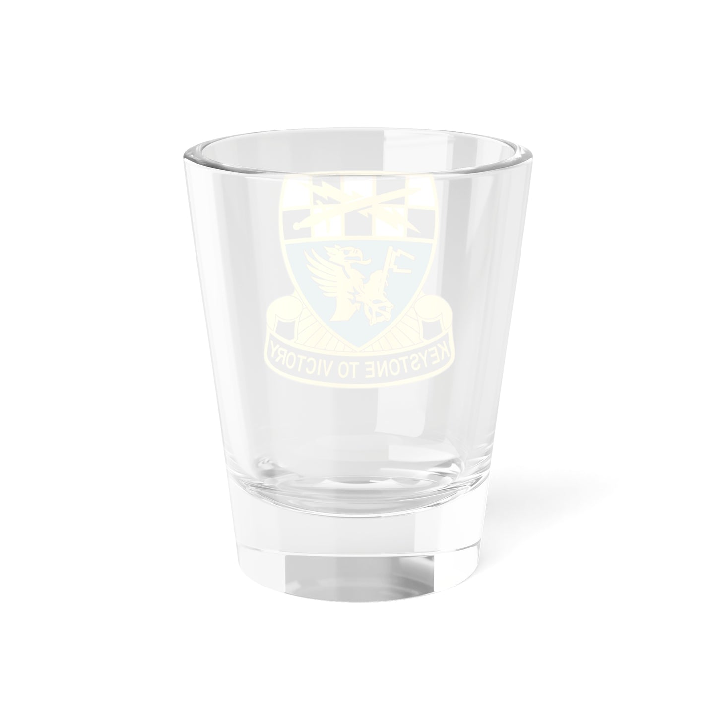 Verre à liqueur du 128e bataillon du renseignement militaire (armée américaine) 1,5 oz