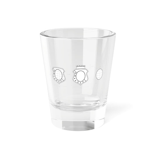 Folha de construção do brasão do Ceará (Brazil) (Coat of Arms) Shot Glass 1.5oz