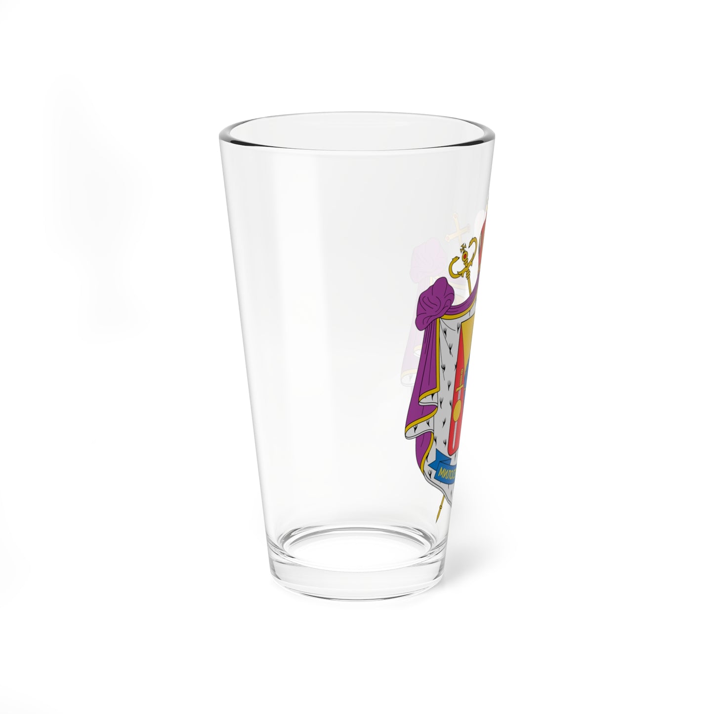 Coat of arms of Volodymyr Hrutsa (Ukraine) (Coat of Arms) Pint Glass 16oz