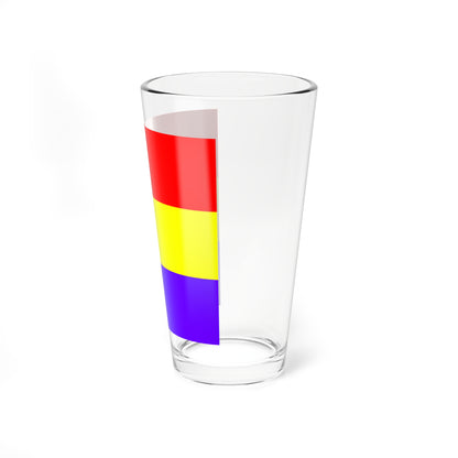 Flag of budapest (Hungary) Pint Glass 16oz