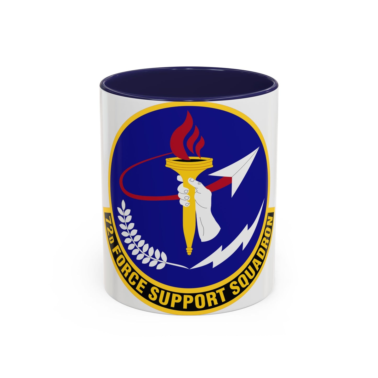 72d Force Support Squadron (U.S. Air Force) Accent Coffee Mug