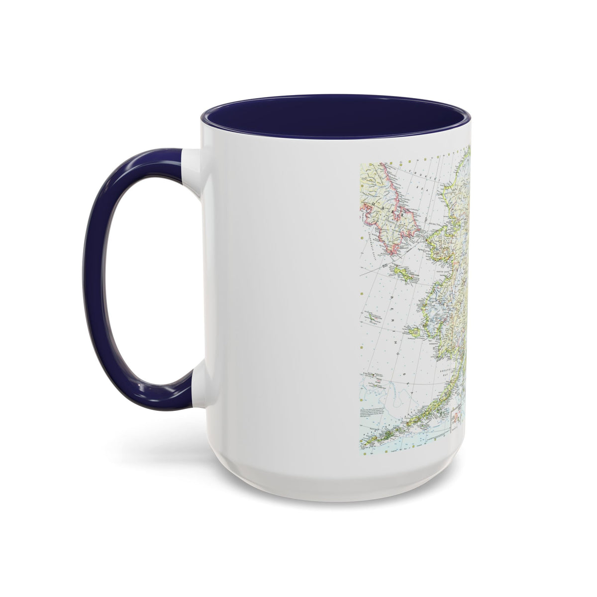 USA - Alaska (1959) (Map) Accent Coffee Mug