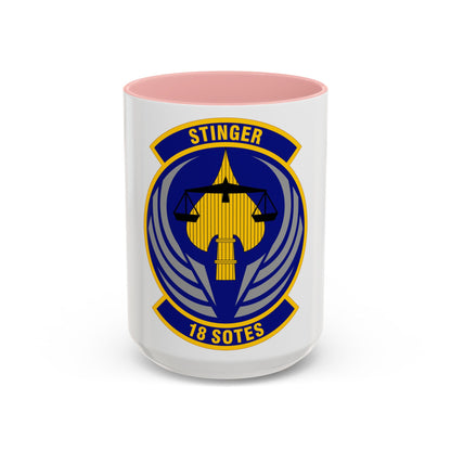 18 Special Operations Test and Evaluation Squadron AFSOC (U.S. Air Force) Accent Coffee Mug