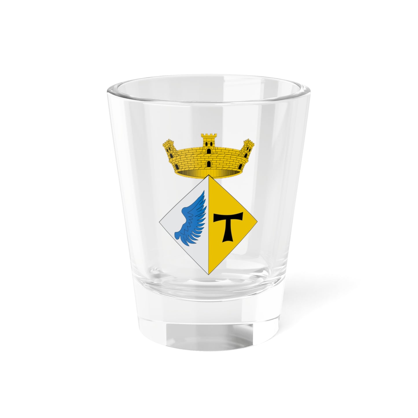 Escut dAlió (Spain) (Coat of Arms) Shot Glass 1.5oz