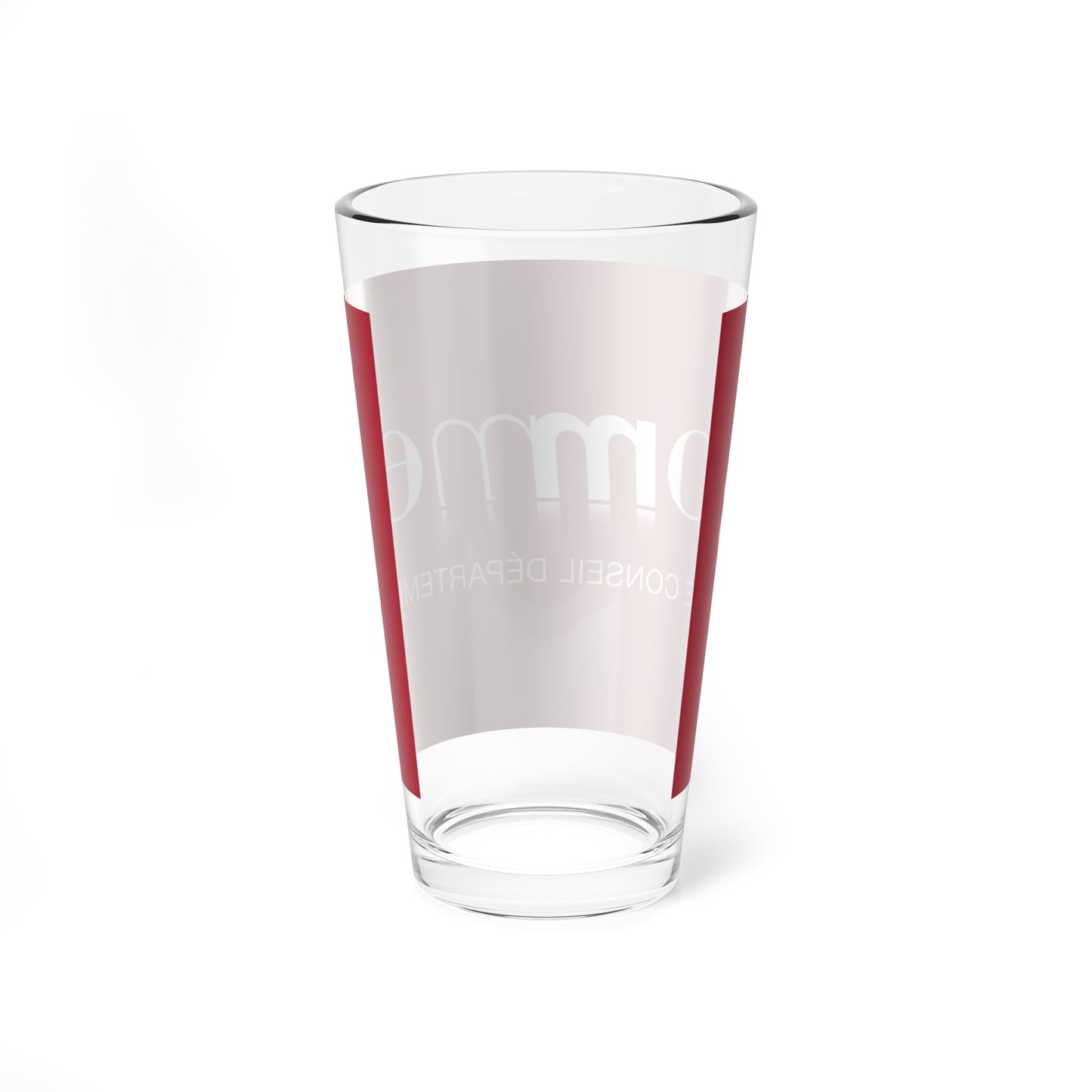 Flag of the Department of Somme Variant 2 (France) Pint Glass 16oz