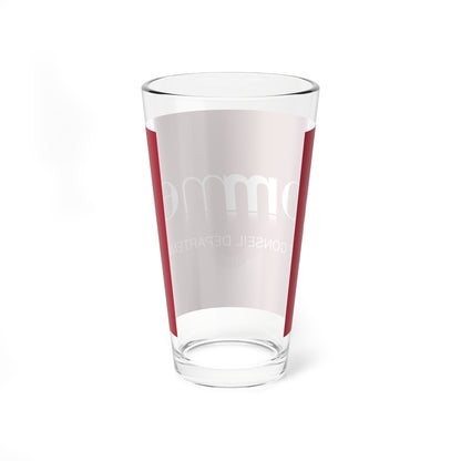 Flag of the Department of Somme Variant 2 (France) Pint Glass 16oz