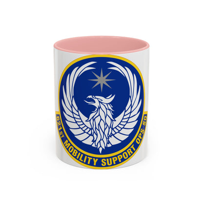 621 Mobility Support Operations Squadron AMC (U.S. Air Force) Accent Coffee Mug