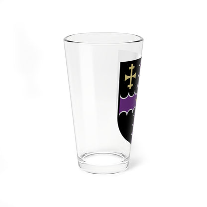 Shield of Loughborough University (United Kingdom) (Coat of Arms) Pint Glass 16oz