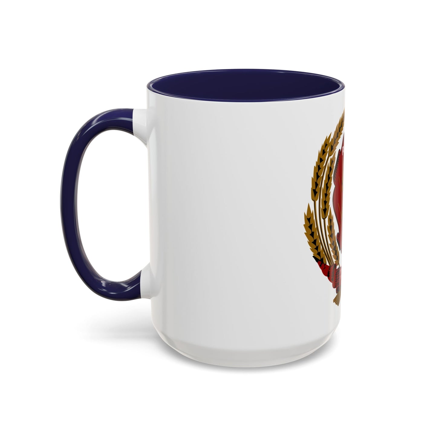 Emblem of the Moldavian SSR (1940-1941) - Accent Coffee Mug