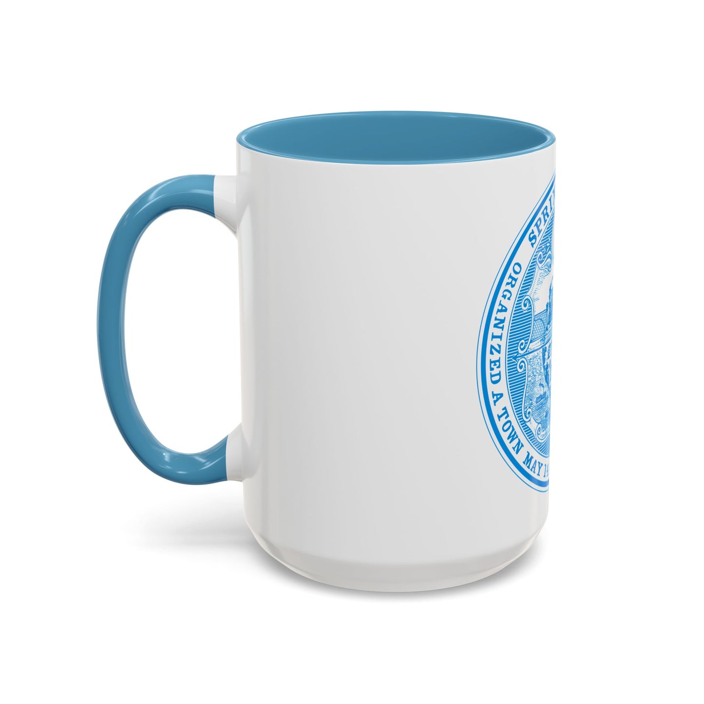Seal of Springfield Massachusetts - Accent Coffee Mug