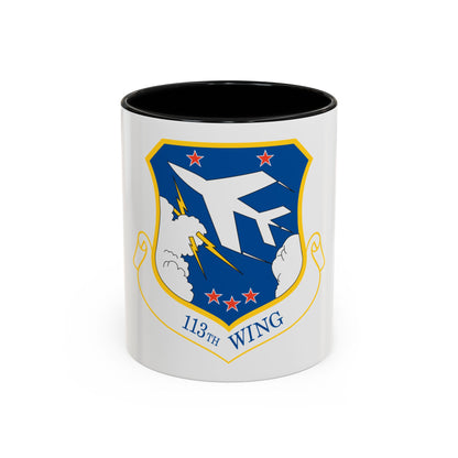 113th Wing (U.S. Air Force) Accent Coffee Mug