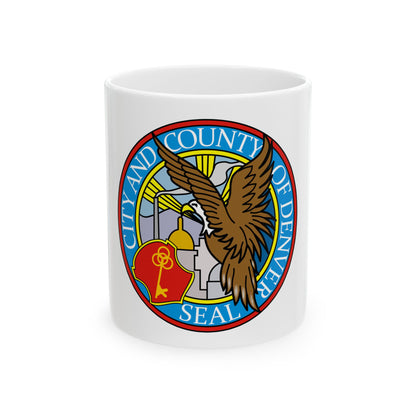 Seal of Denver - White Coffee Mug