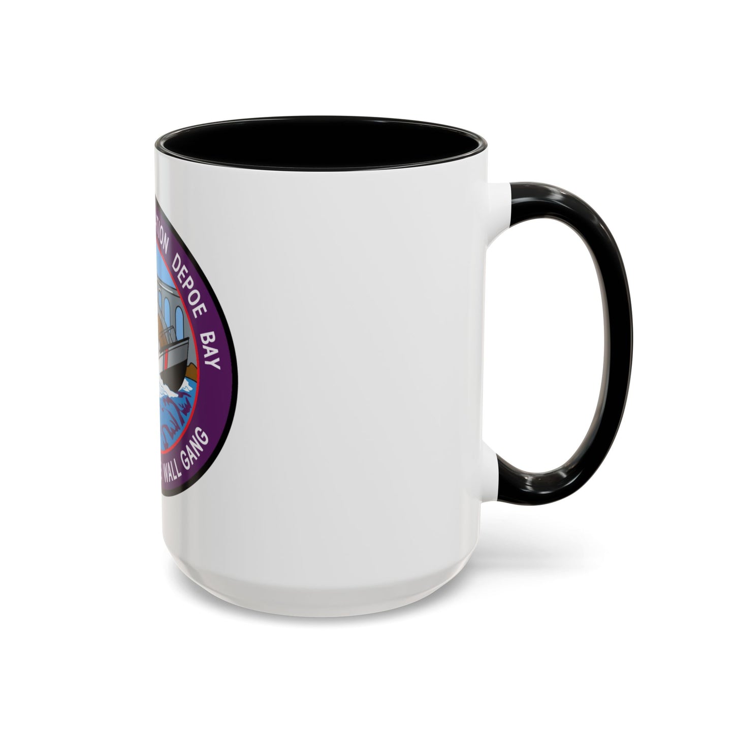 USCG Station Depoe Bay (U.S. Coast Guard) Accent Coffee Mug
