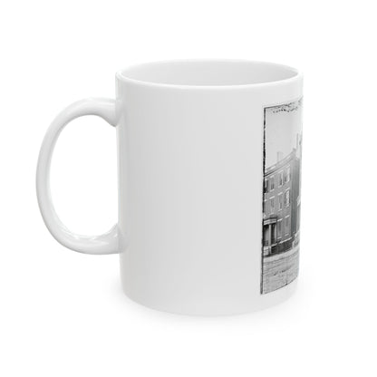 Richmond, Va. Residence Of Gen. Robert E. Lee (707 East Franklin Street) (U.S. Civil War) White Coffee Mug