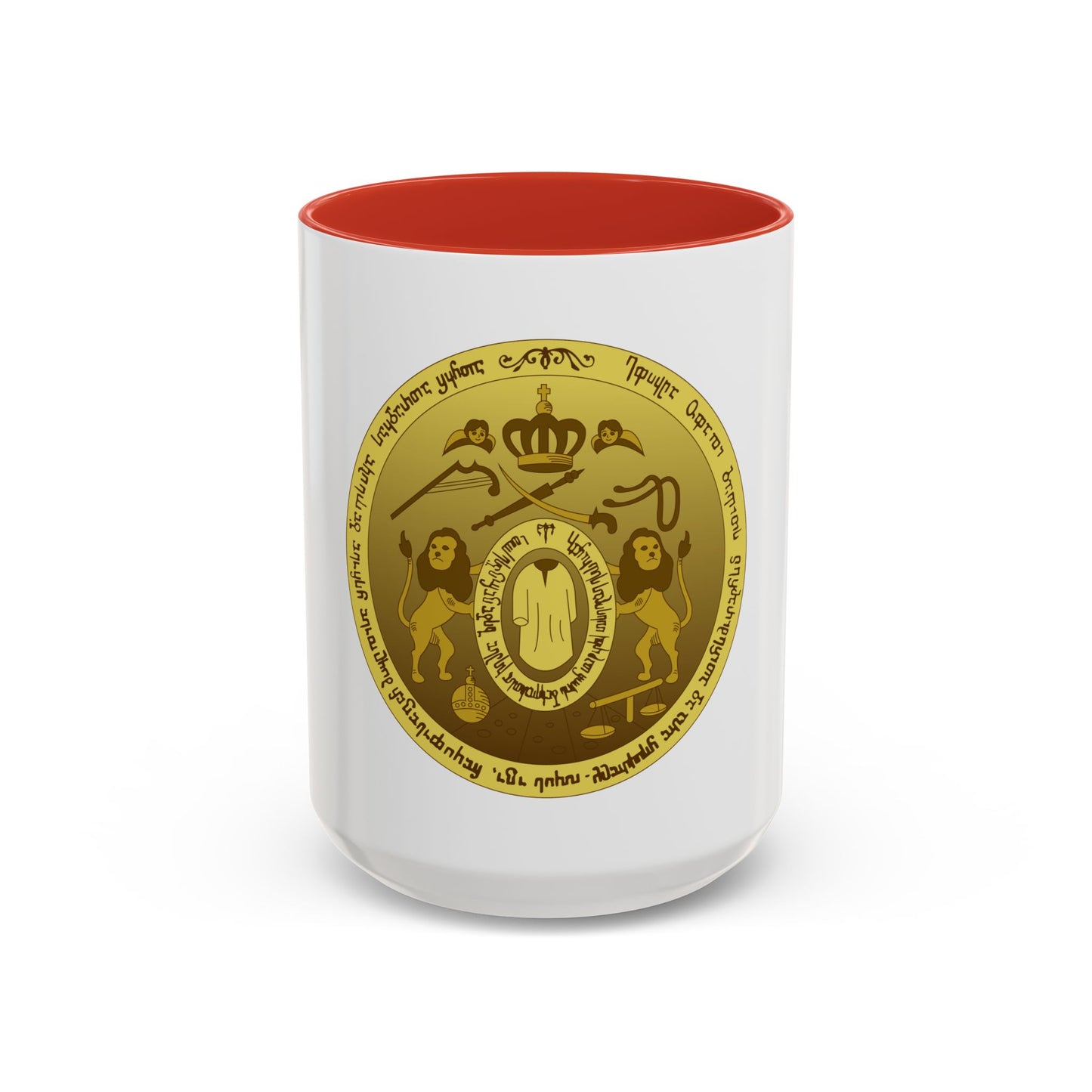 Coat of arms of Kingdom of Kartli-Kakheti - Accent Coffee Mug