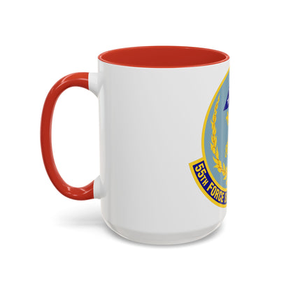 55th Force Support Squadron (U.S. Air Force) Accent Coffee Mug