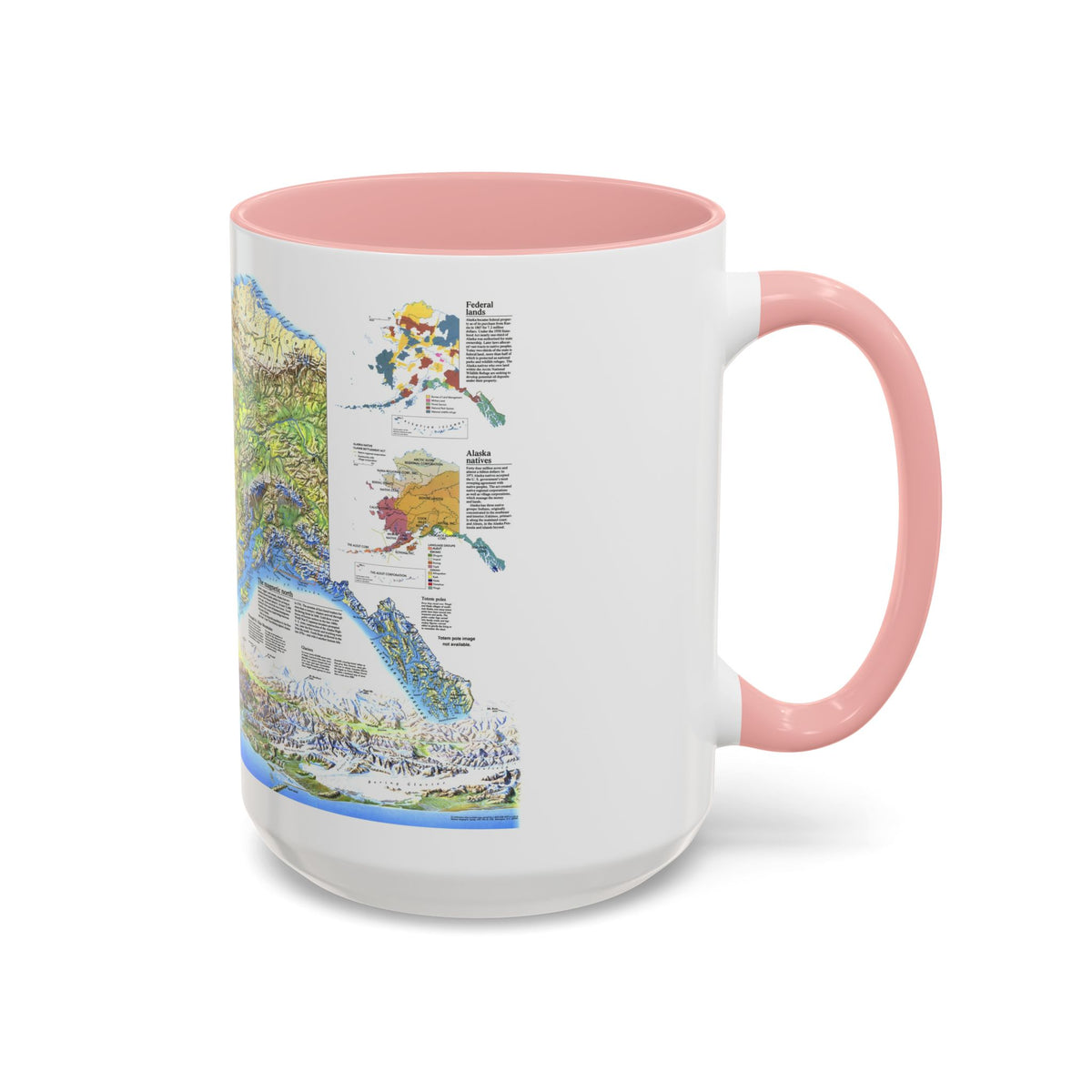 Alaska 2 (1994) (Map) Accent Coffee Mug