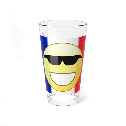 Flag of France bling-bling (France) Pint Glass 16oz