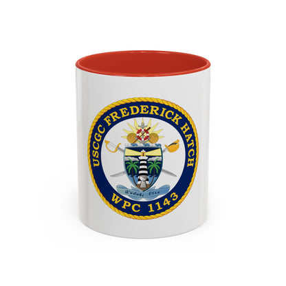 USCGC Frederick Hatch WPC 1143 (U.S. Coast Guard) Accent Coffee Mug