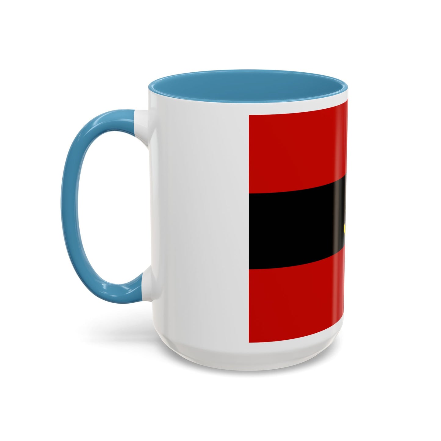 Naval Ensign of Albania 1946 to 1954 - Accent Coffee Mug