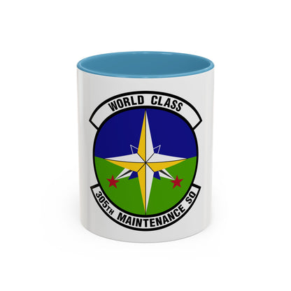 305 Maintenance Squadron AMC (U.S. Air Force) Accent Coffee Mug