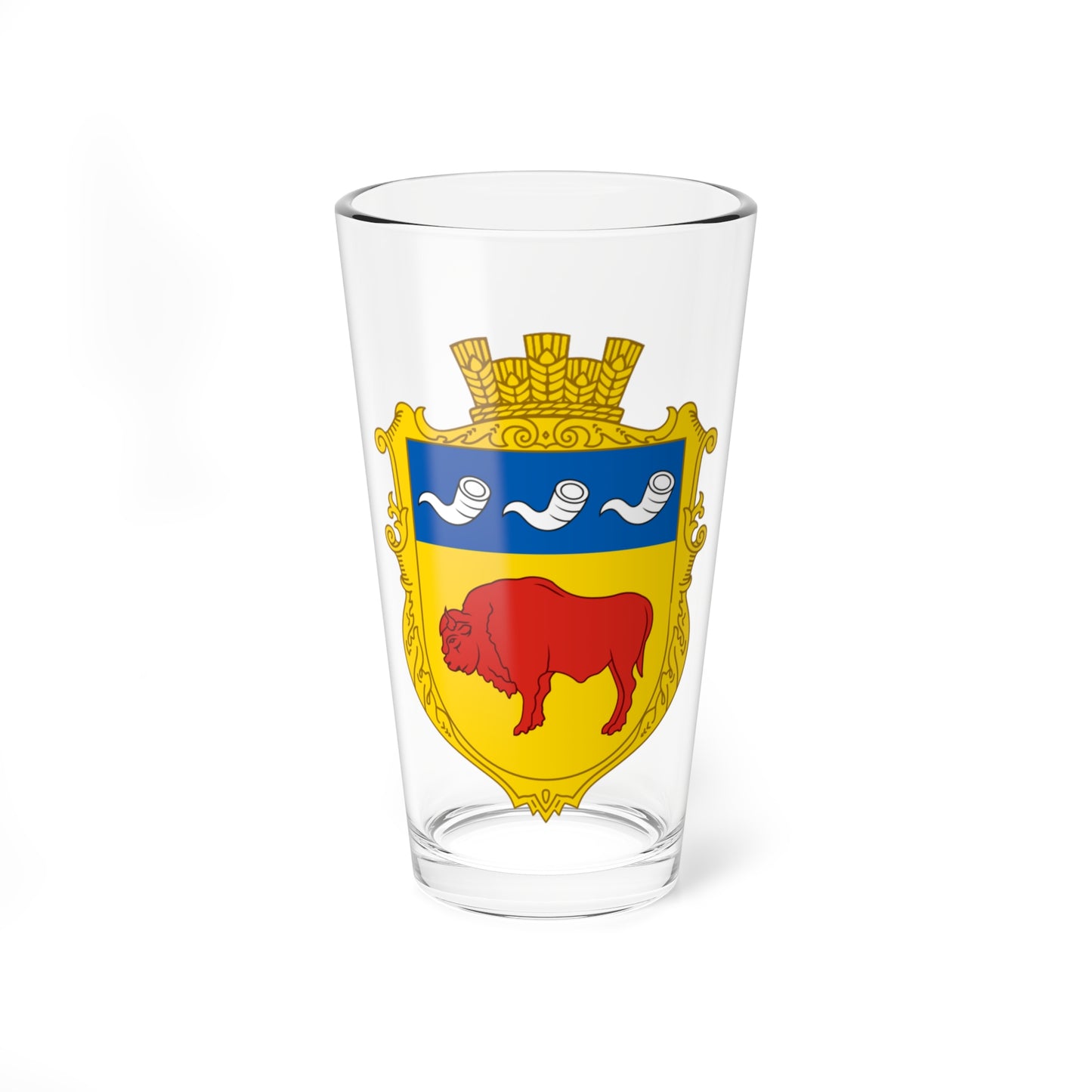 Coat of arms Zubra (Ukraine) (Coat of Arms) Pint Glass 16oz