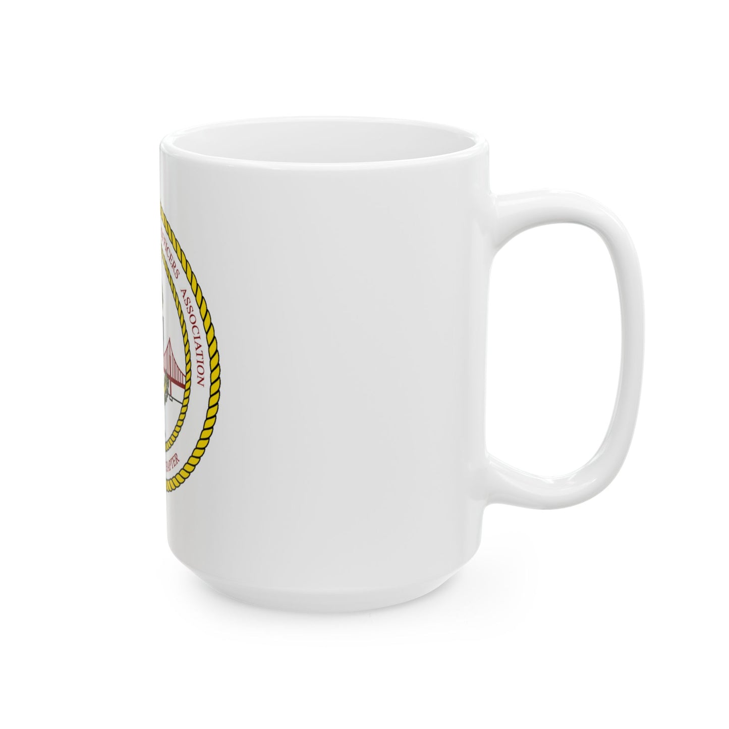 CG CPOA Golden Gate Chapter (U.S. Coast Guard) White Coffee Mug