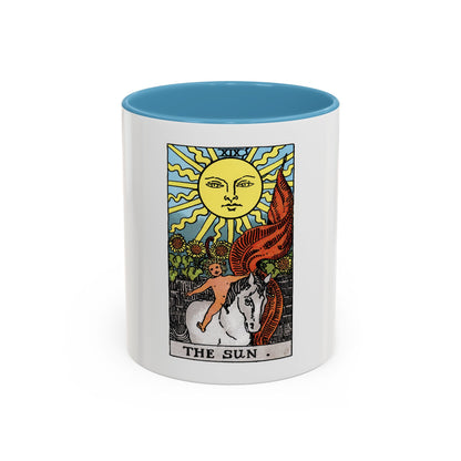 The Sun (Tarot Card) Accent Coffee Mug