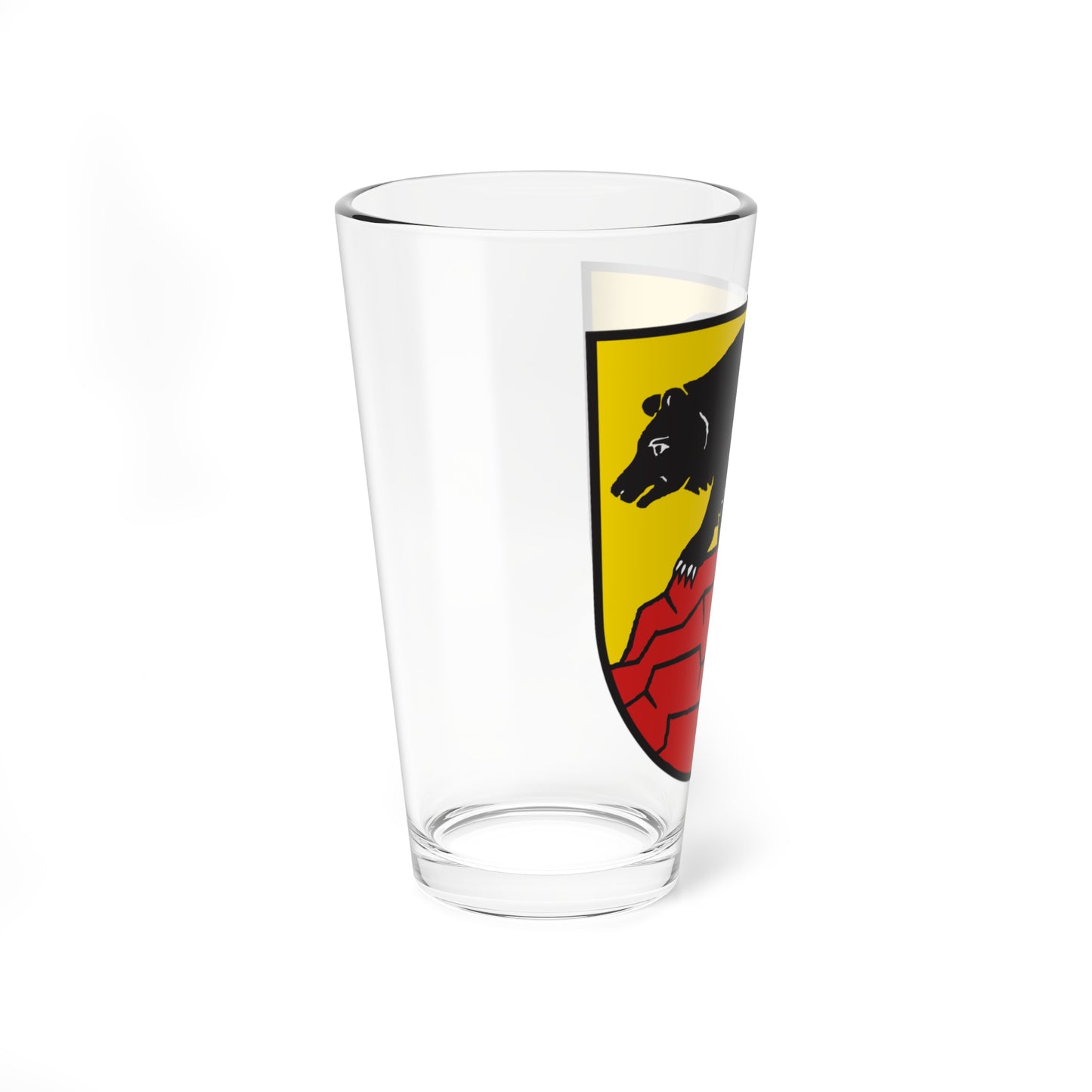 DEU Bärenstein Erzgebirge COA (Germany) (Coat of Arms) Pint Glass 16oz