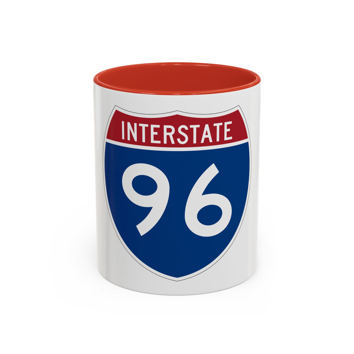 Interstate 96 (U.S. Highways) Accent Coffee Mug