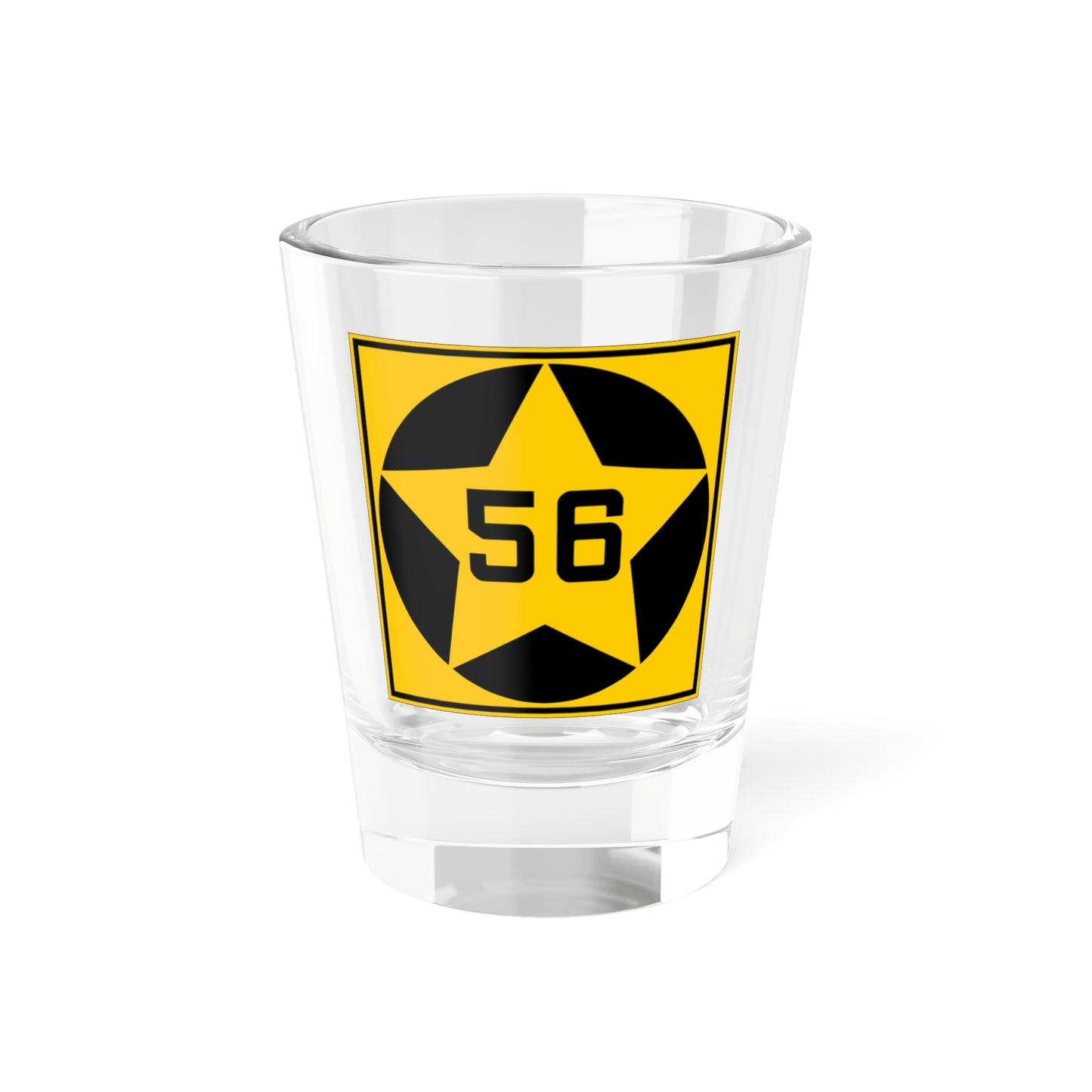 MN-56 1920 (Minnesota) (Road Sign) Shot Glass 1.5oz