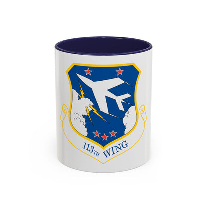 113th Wing (U.S. Air Force) Accent Coffee Mug