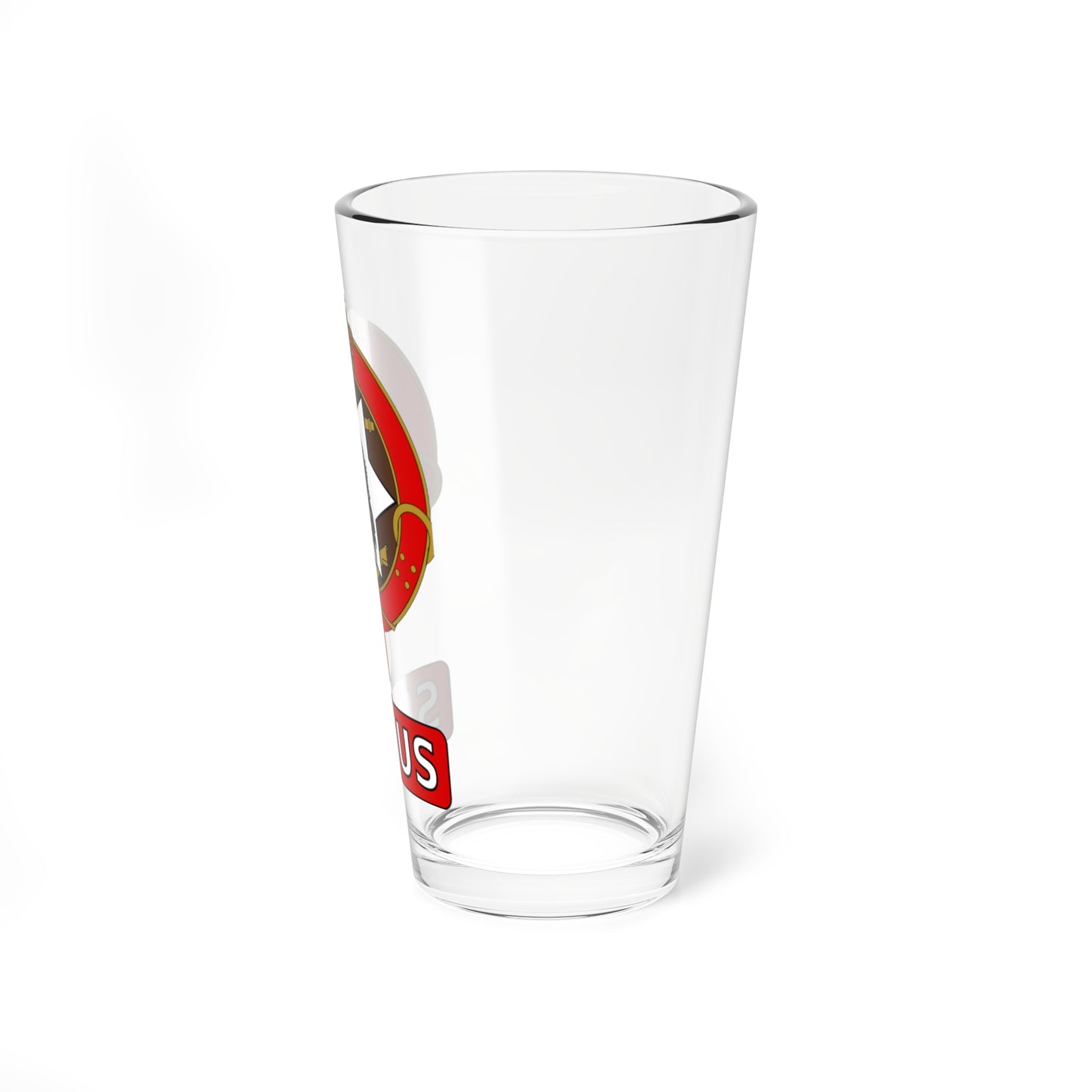 Emblem of the Sirius Dog Sled Patrol (Denmark) (Coat of Arms) Pint Glass 16oz