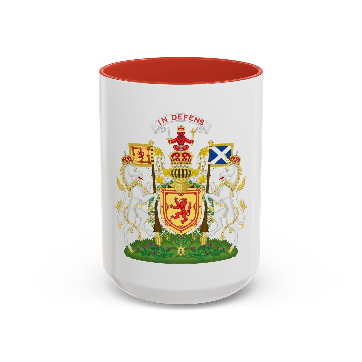 Royal Coat of Arms of the Kingdom of Scotland 2 - Accent Coffee Mug