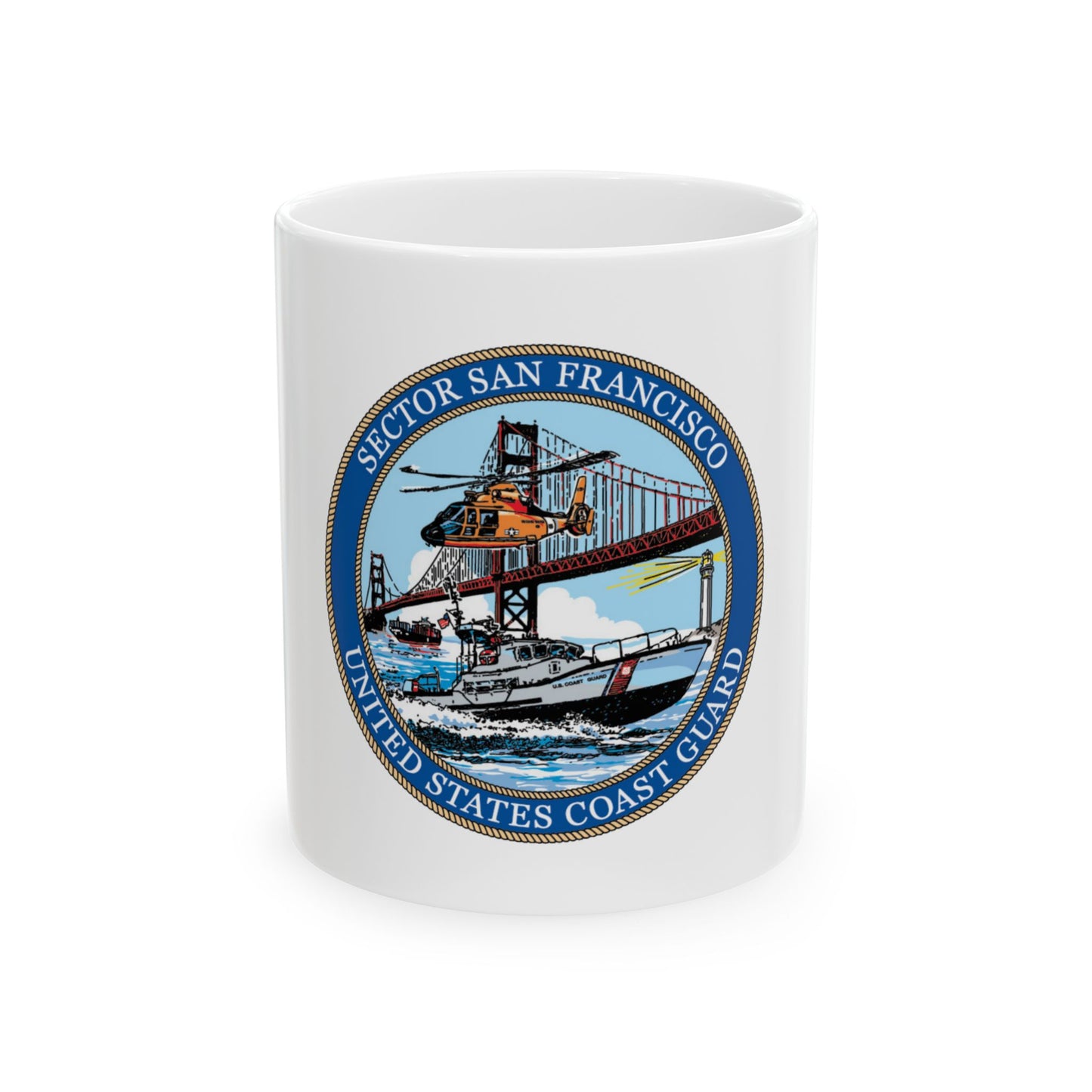 USCG Sector San Francisco (U.S. Coast Guard) White Coffee Mug