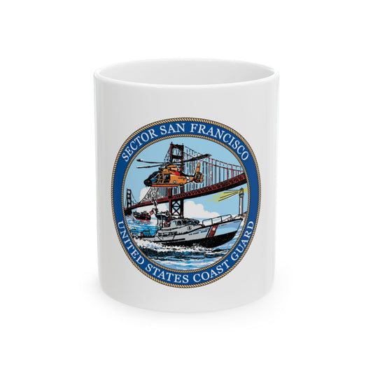 USCG Sector San Francisco (U.S. Coast Guard) White Coffee Mug
