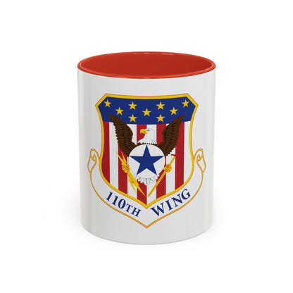 110th Wing emblem (U.S. Air Force) Accent Coffee Mug